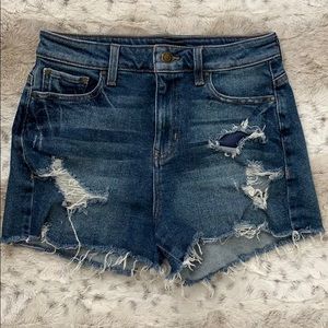 Guess Distressed Denim Shorts